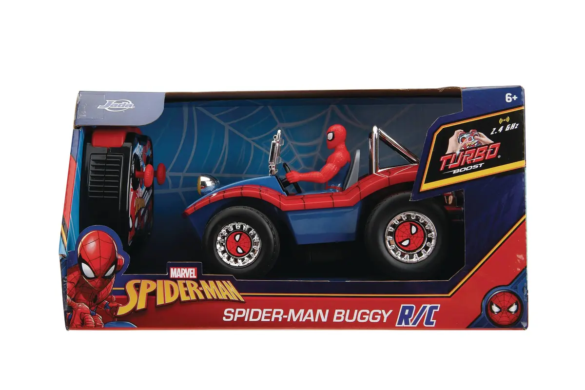 Jada - Marvel - Spider-Man - Spider-Man Buggy 1:24 R/C (Remote Control) Vehicle & Figure (34995) 1