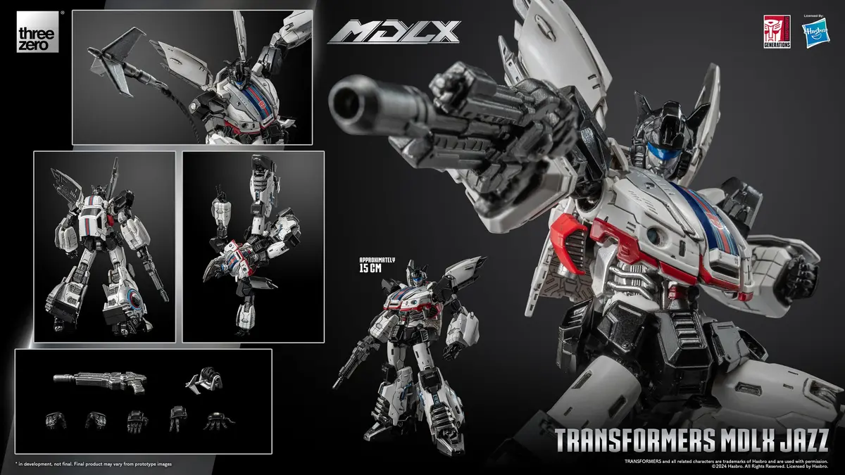 Threezero - Mdlx - Transformers - Jazz Action Figure (3Z03380w0/81352) Low Stock 1