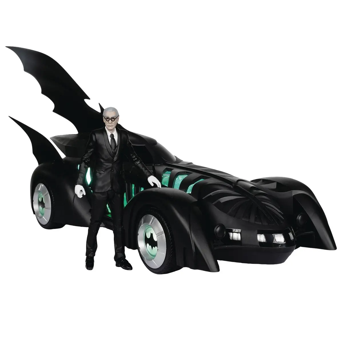 Mcfarlane Toys Dc Multiverse - Batman Forever (1995) - Batmobile & Alfred Action Figure (15019) 2