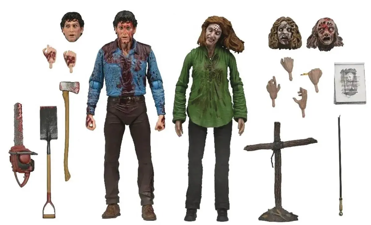 Neca - The Evil Dead - Ultimate Bloody Ash & Cheryl Williams 2-Pack Action Figures (41979) Last One! 1