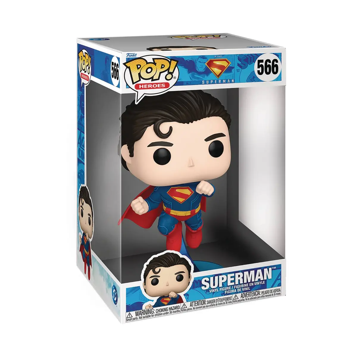 [Pre-Order] Funko Pop! Heroes #566 - Superman (2025) - Superman 10-Inch Jumbo Vinyl Figure (85646) 1