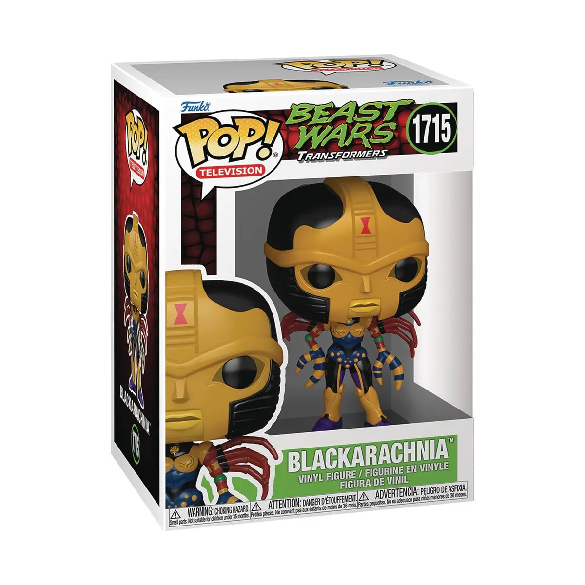 Funko Pop! Television #1715 - Transformers: Beast Wars - Blackarachnia Vinyl Figure (86213) 1