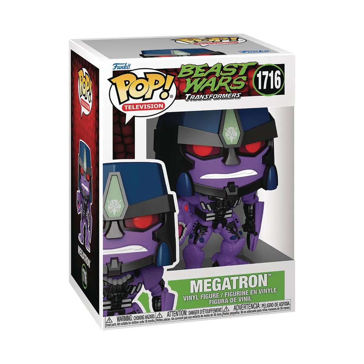 Funko Pop! Television #1716 - Transformers: Beast Wars - Megatron (Beast) Vinyl Figure (86214) 1