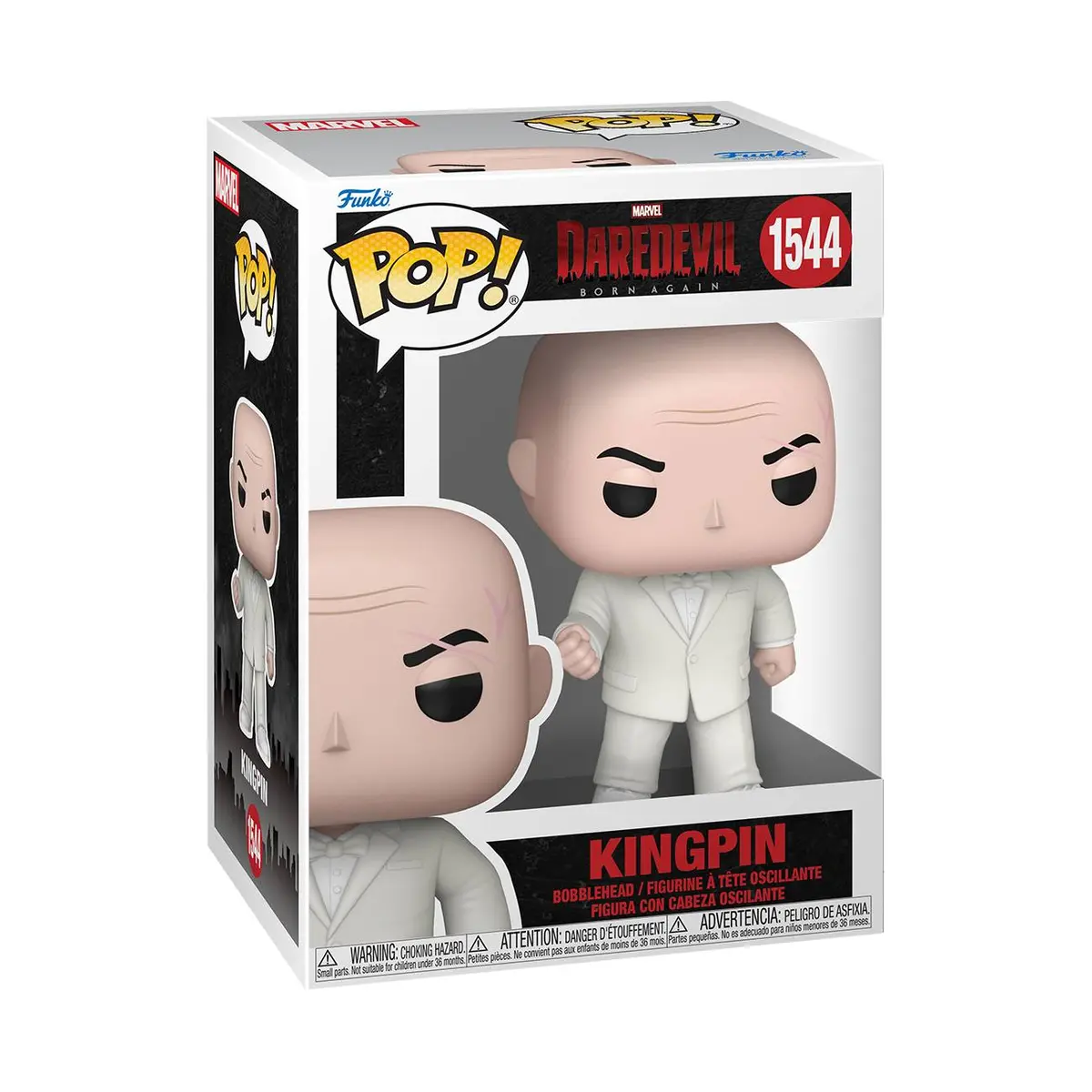 Funko Pop! Marvel #1544 - Daredevil: Born Again - Kingpin (Fisk) Vinyl Figure (75862) 1