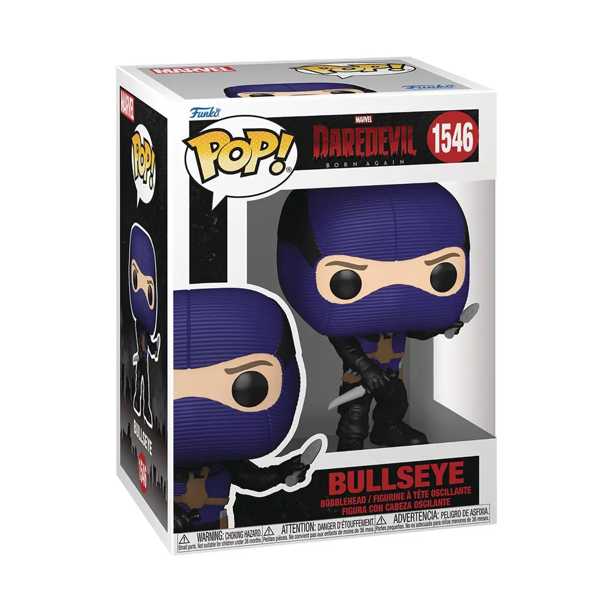 Funko Pop! Marvel #1546 - Daredevil: Born Again - Bullseye Vinyl Figure (75897) 1