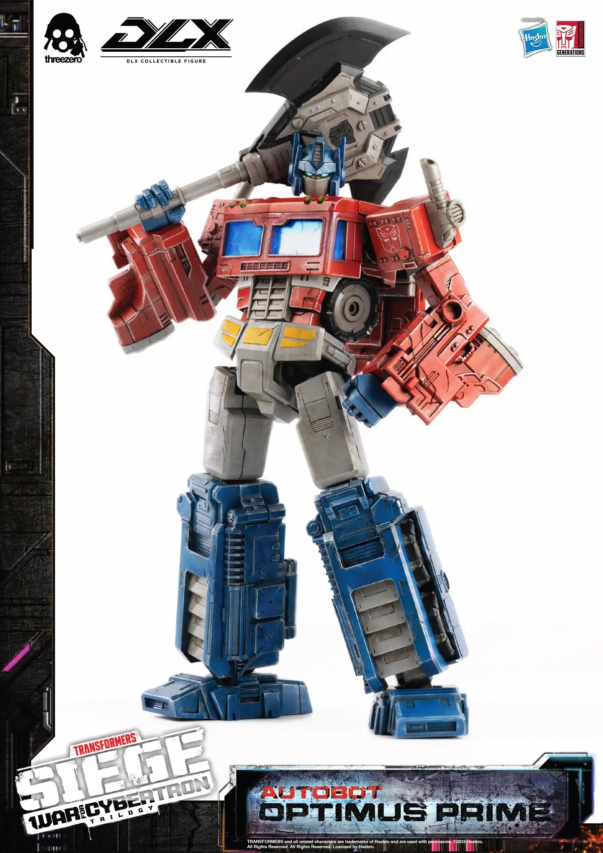Threezero Transformers: War For Cybertron - Dlx Optimus Prime Action Figure (81634) 1