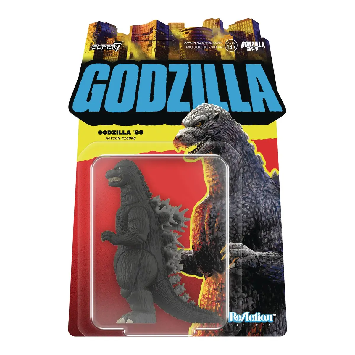 Super7 Reaction - Toho Godzilla 89 Action Figure (81132) Low Stock 1