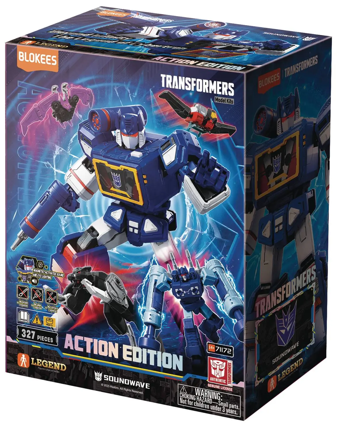Blokees - Transformers - Action Edition 03 - Soundwave (W/Light & Sound) Model Kit Toy (71172/53087) 1
