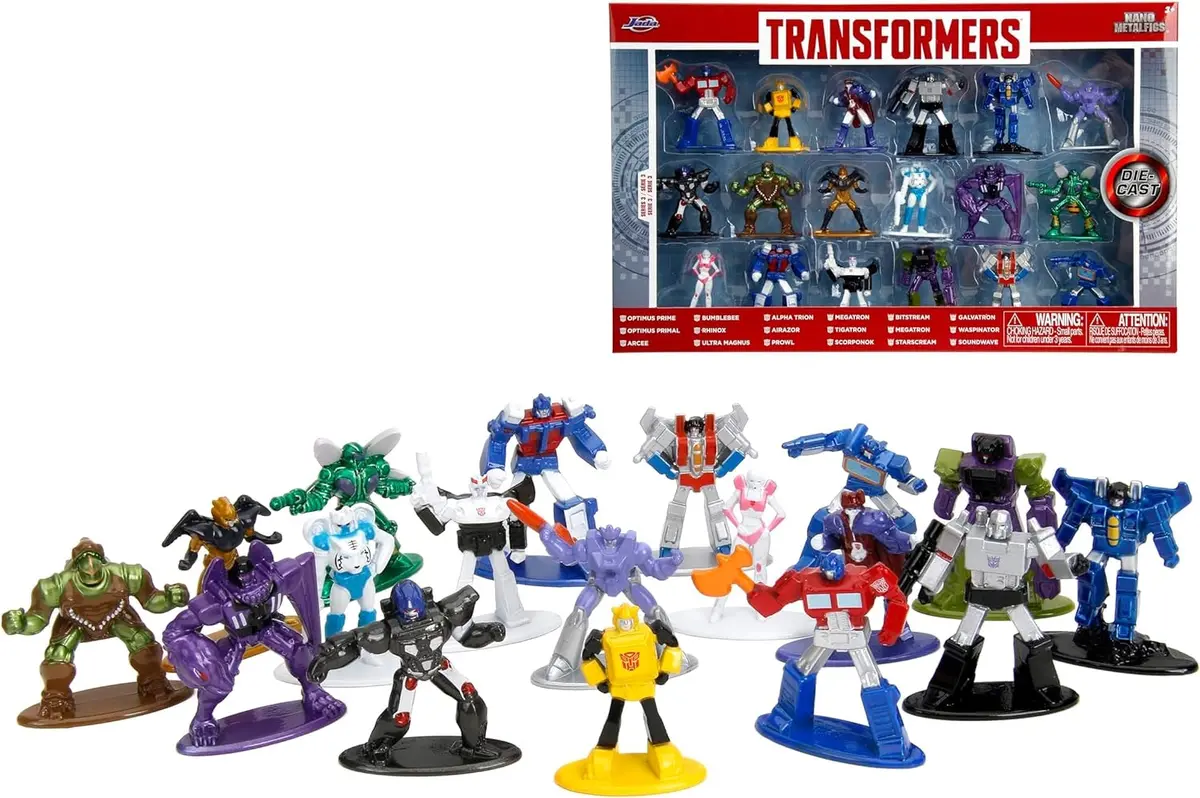 [Pre-Order] Jada Toys - Transformers (Wave 3) Nano Metalfigs 18-Pack (34282) 1