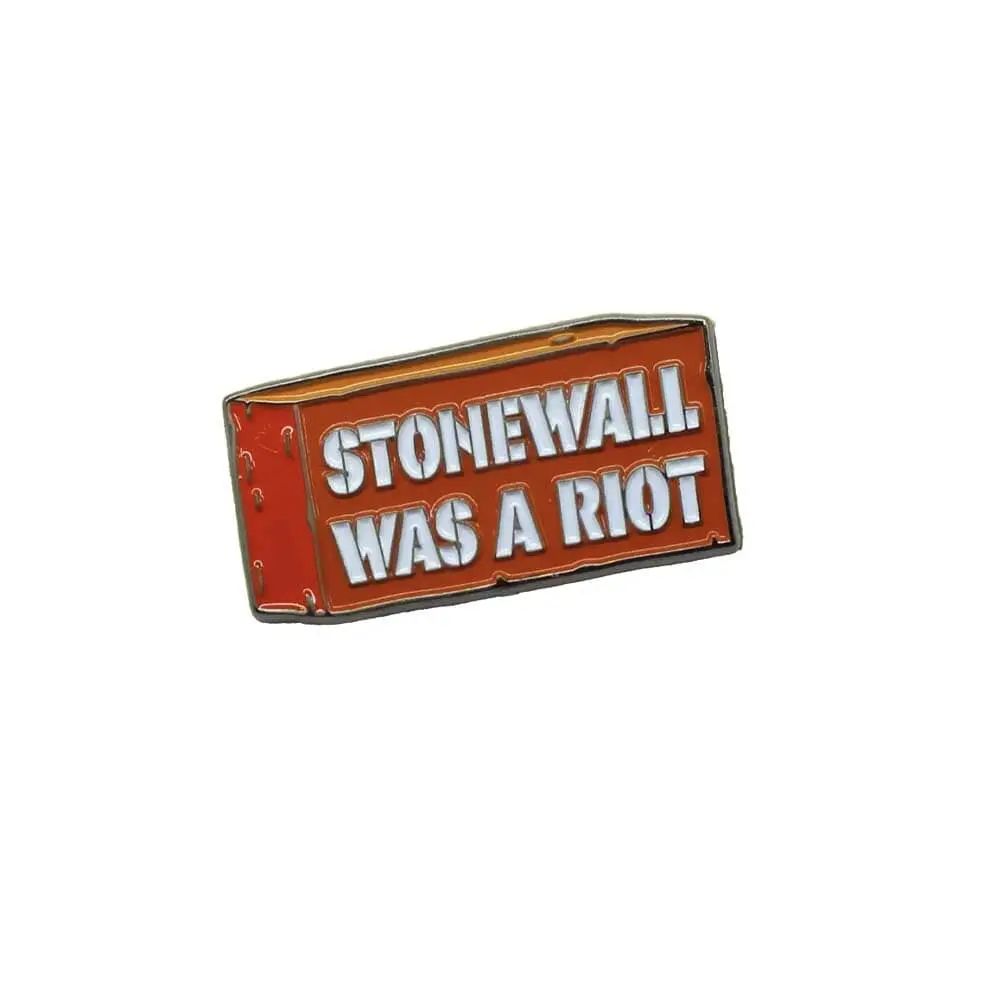 Stonewall Was A Riot Enamel Pin 1