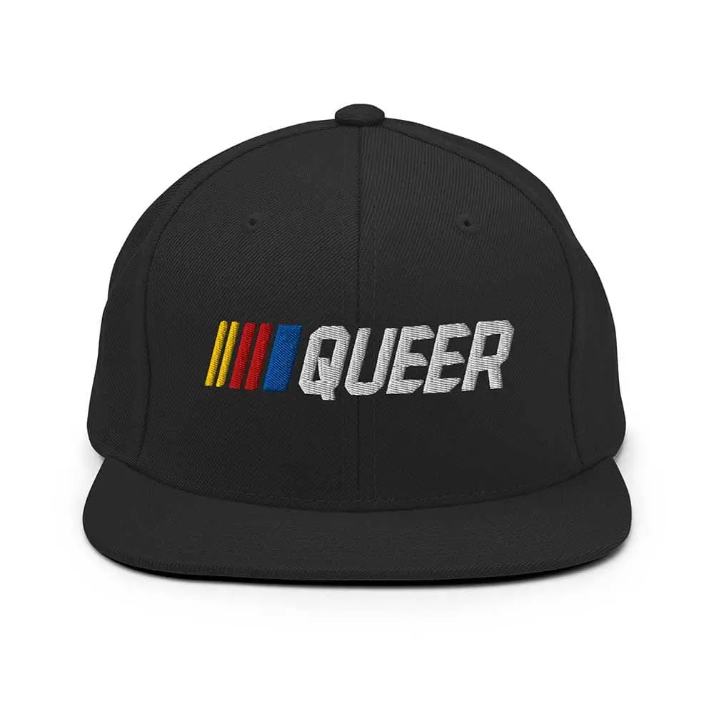 Stripe Queer Flatbill 6-Panel - Trevor Project 1