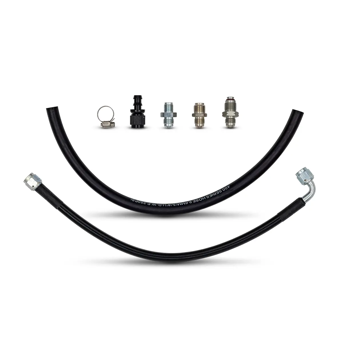 Desolate Motorsports Saginaw Power Steering Hose Kit - 1989-1997 Ford F-Series & Bronco 1