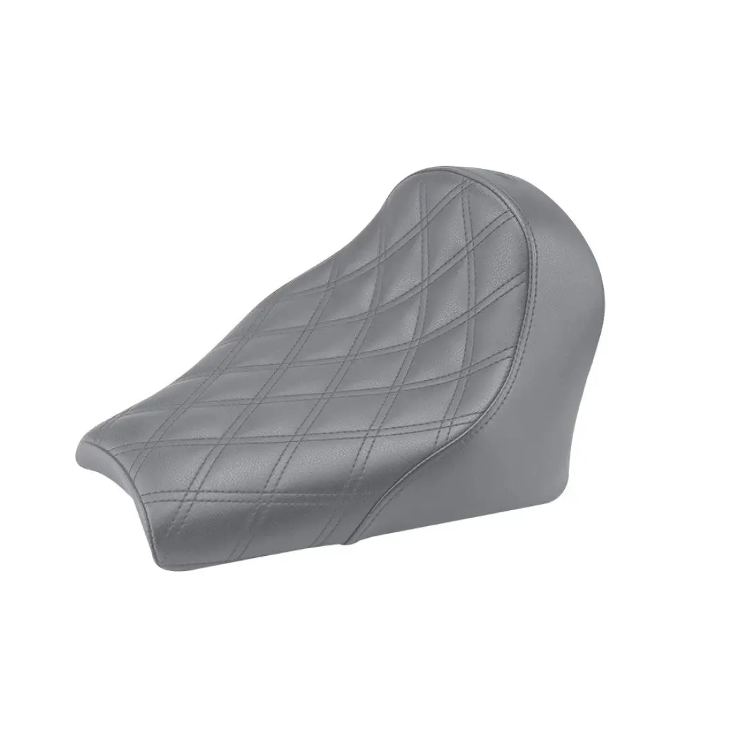 2018-2023 Scout Bobber Renegade Solo Seat - Black W/Black Lattice Stitching 1