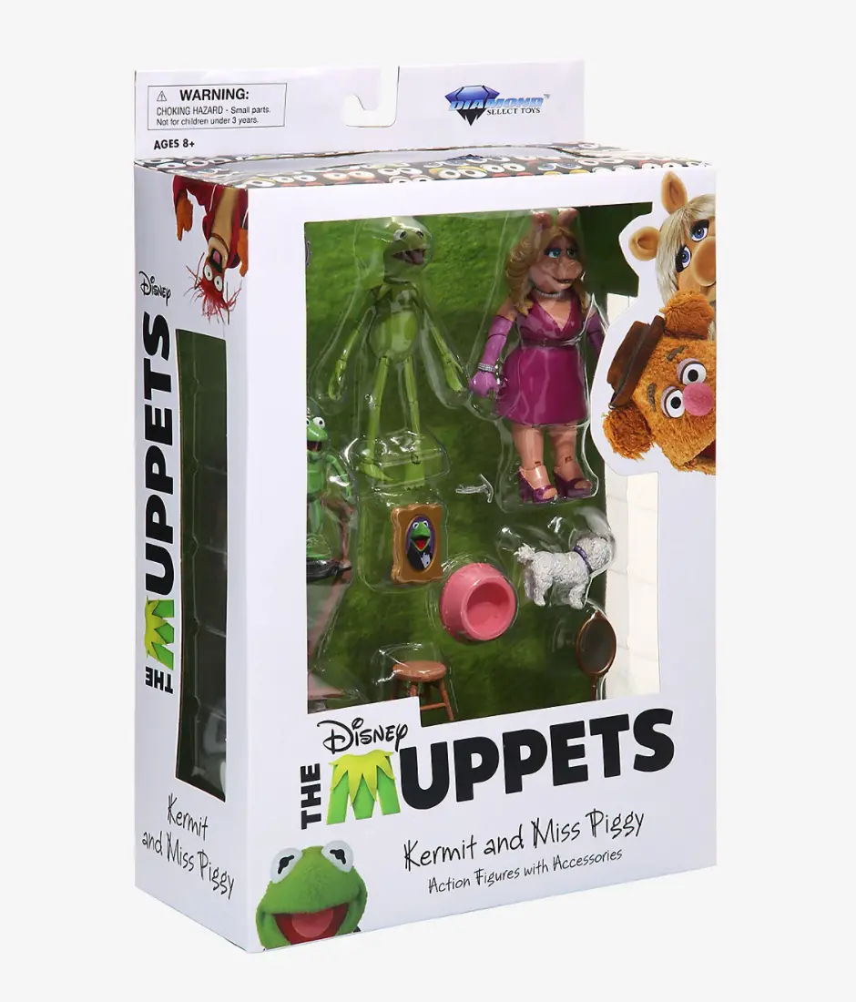 Diamond Select Toys - The Muppets - Kermit And Miss Piggy Action Figures (84308) Low Stock 1