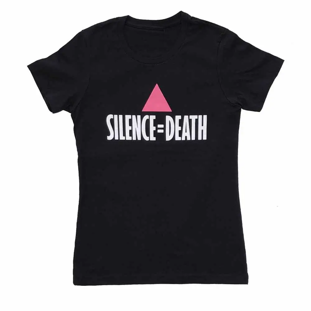 Silence = Death Femme Fit T-Shirt - Ali Forney Center 1
