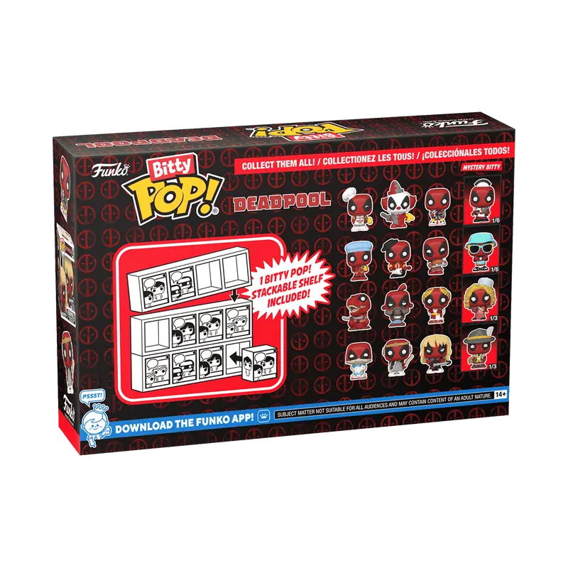 Funko Bitty Pop! - Deadpool - Series 4 - Sleepover - Vinyl Figure 4-Pack (84962) Low Stock 2