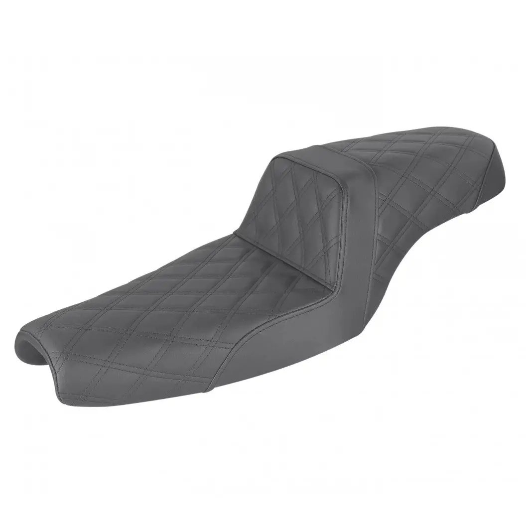 Customizable 2004-2022 Xl Sportster Step-Up™ Seat - Black (Forty-Eight And 3.3G Tank) 1