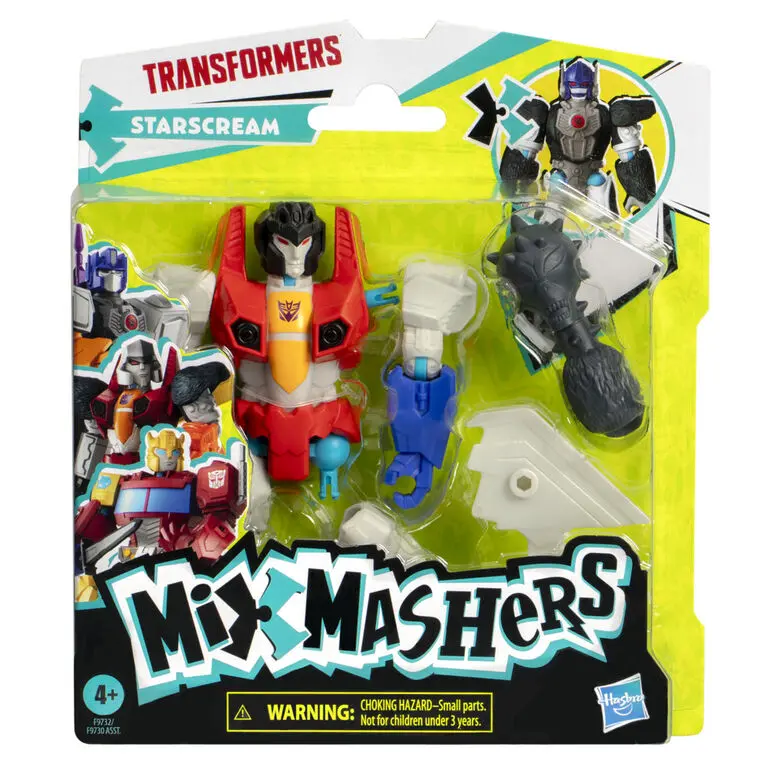Mixmashers - Transformers - Starscream - Custom Mix-And-Match Action Figure & Accessories (F9732) Low Stock 1