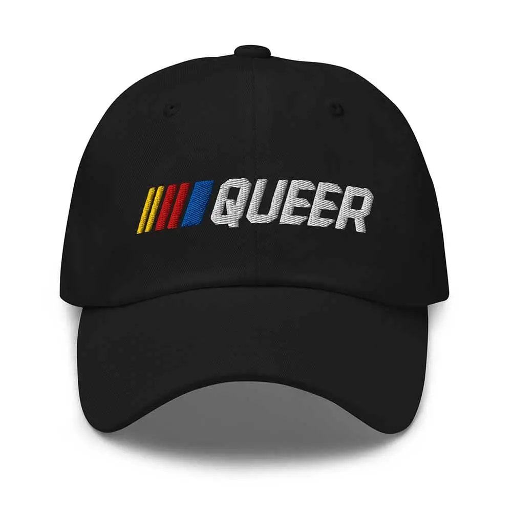 Stripe Queer Dad Hat - Trevor Project 1