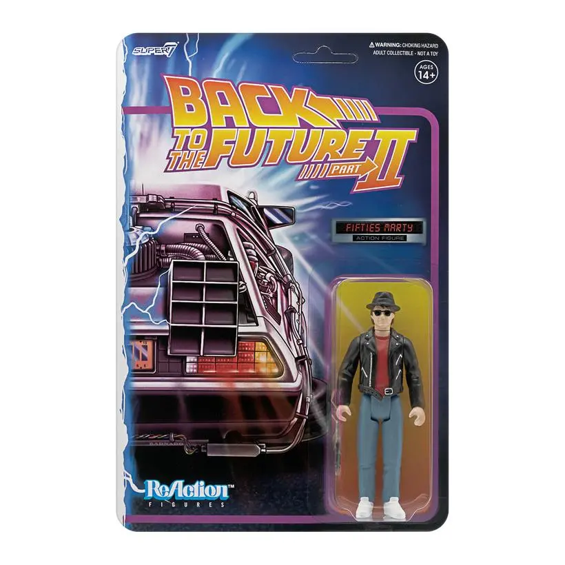 Super 7 Reaction Figures - Back To The Future Ii - Fifties Marty Action Figure (80797) Low Stock 1