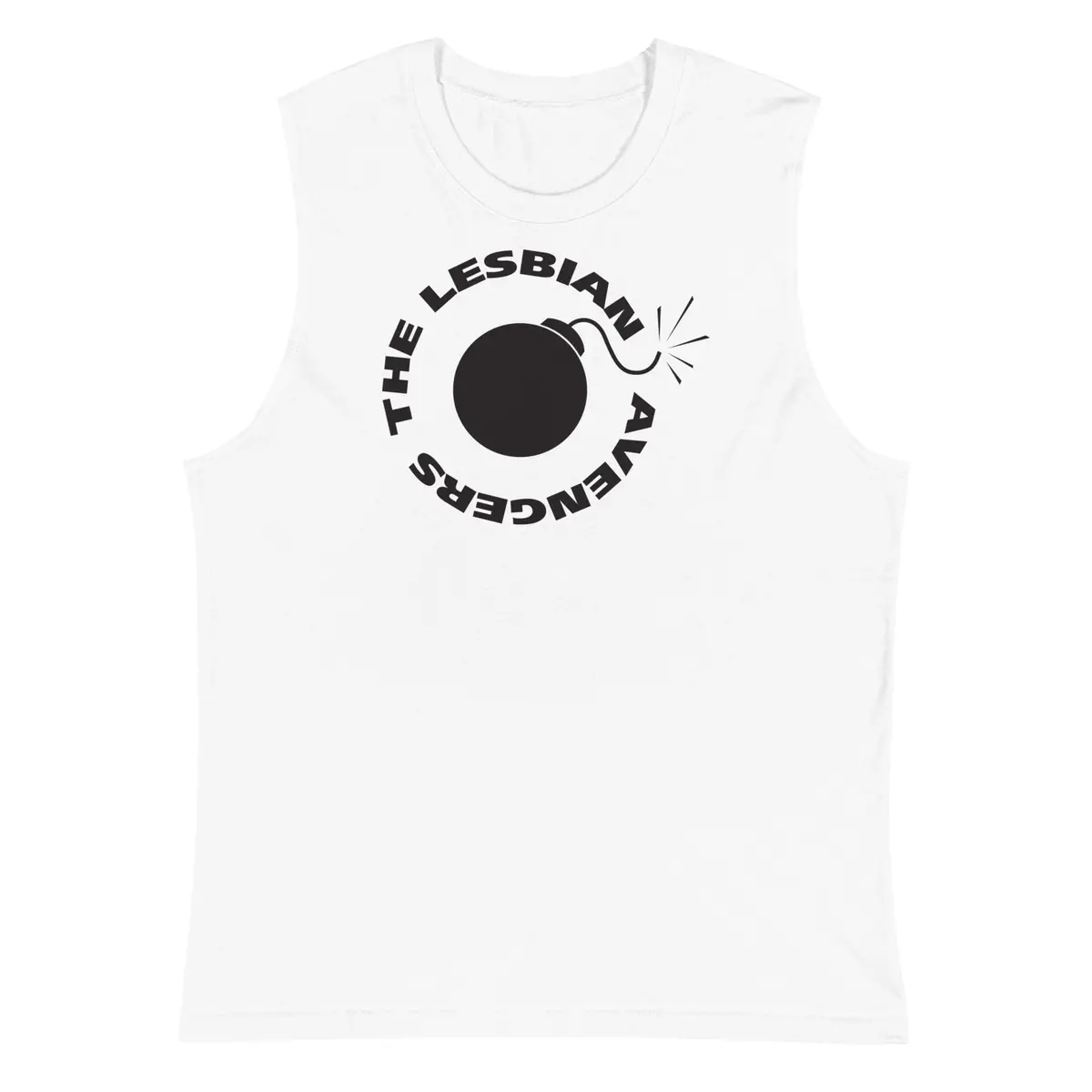 The Lesbian Avengers Sleeveless Muscle T-Shirt 1