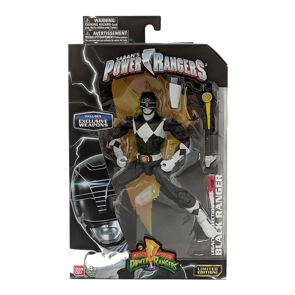 Power Rangers - Legacy Collection - Black Ranger Action Figure Last One! 1