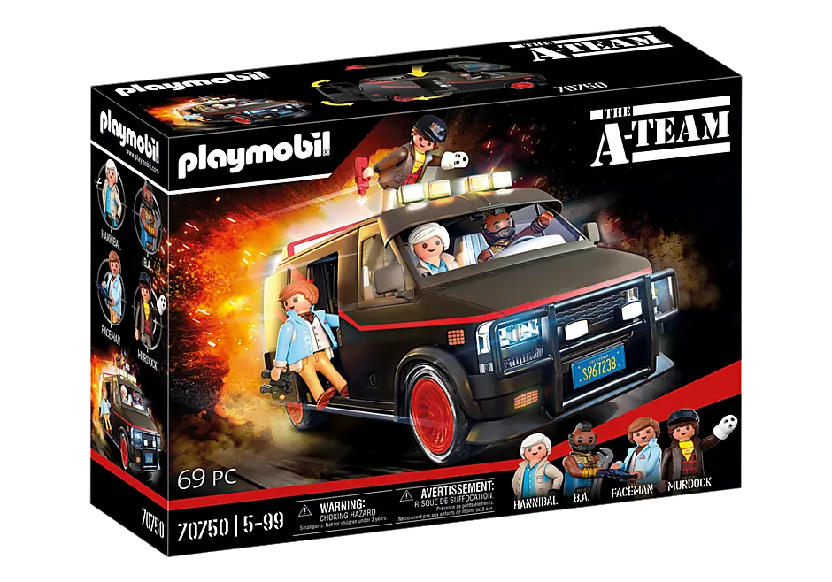 Playmobil - The A-Team Van (70750) Playset Low Stock 1