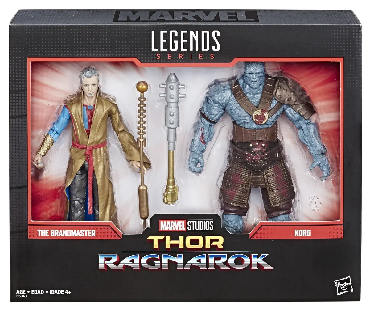 Hasbro - Marvel Legends / Studios / 80Th Anniversary - Thor: Ragnarok - The Grandmaster + Korg (E6343) Low Stock 1