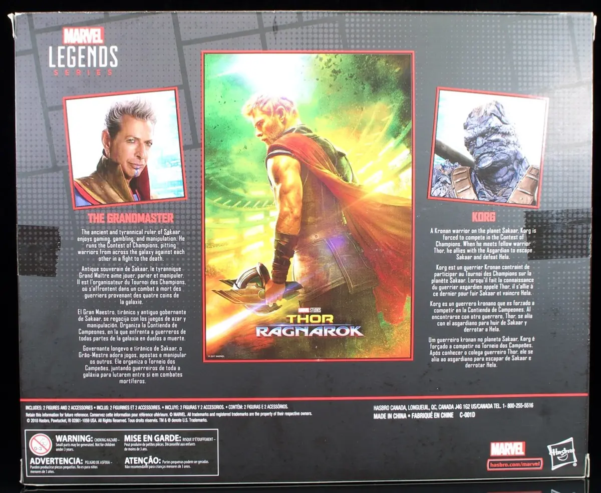 Hasbro - Marvel Legends / Studios / 80Th Anniversary - Thor: Ragnarok - The Grandmaster + Korg (E6343) Low Stock 2