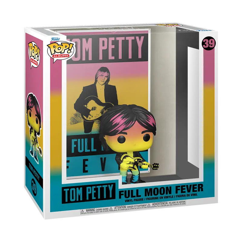Funko Pop! Albums #49 - Full Moon Fever - Tom Petty Vinyl Figure W/Album Cover & Hard Case (90119) 1