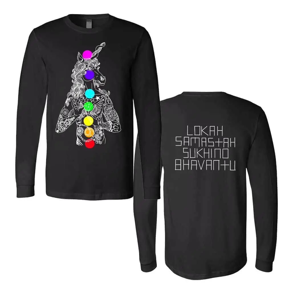 Unicorn Chakras Long Sleeve T-Shirt - Summer Of Sass 1