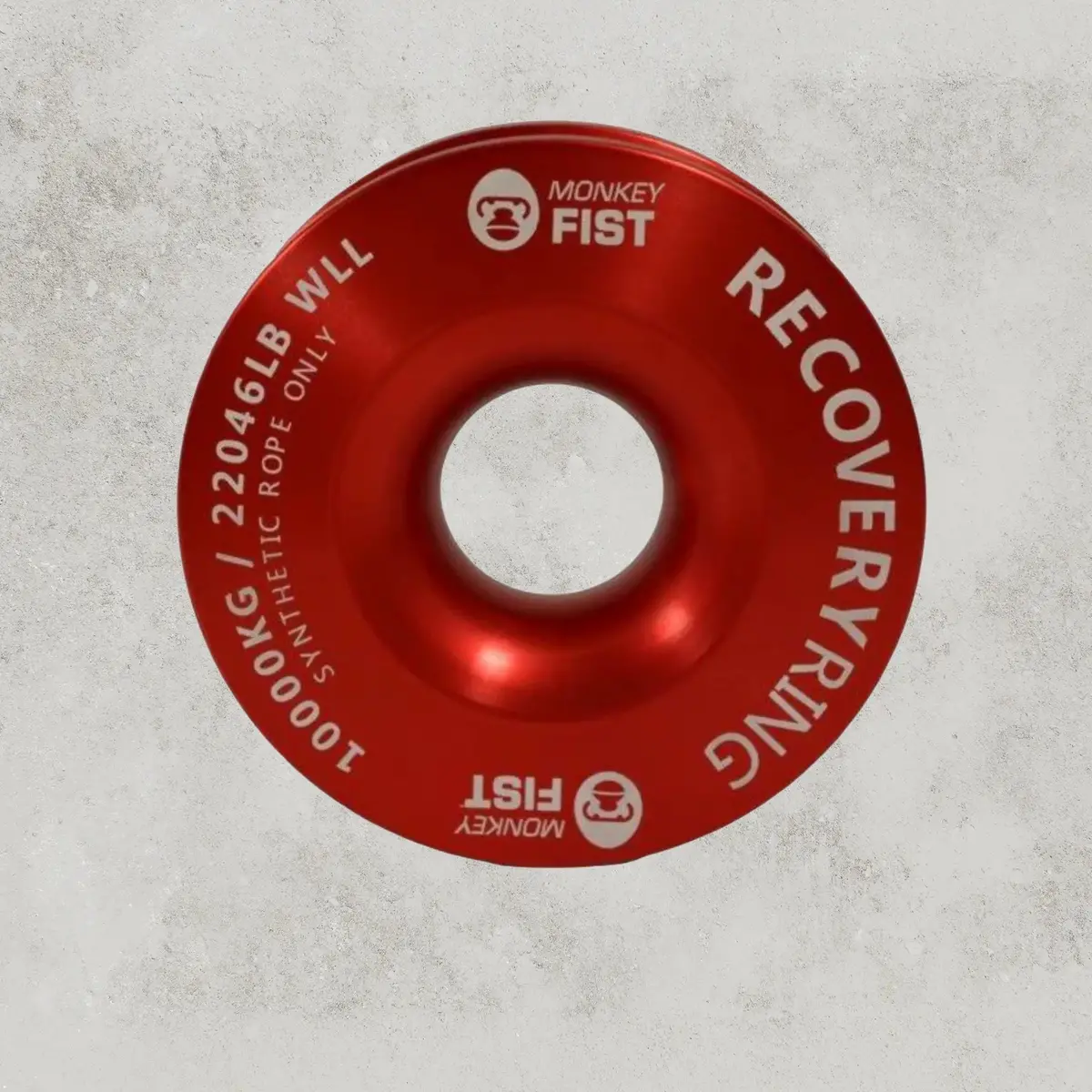 Carbon Monkey Fist Solid Recovery Ring Soft Shackle Pulley 10000Kg 1