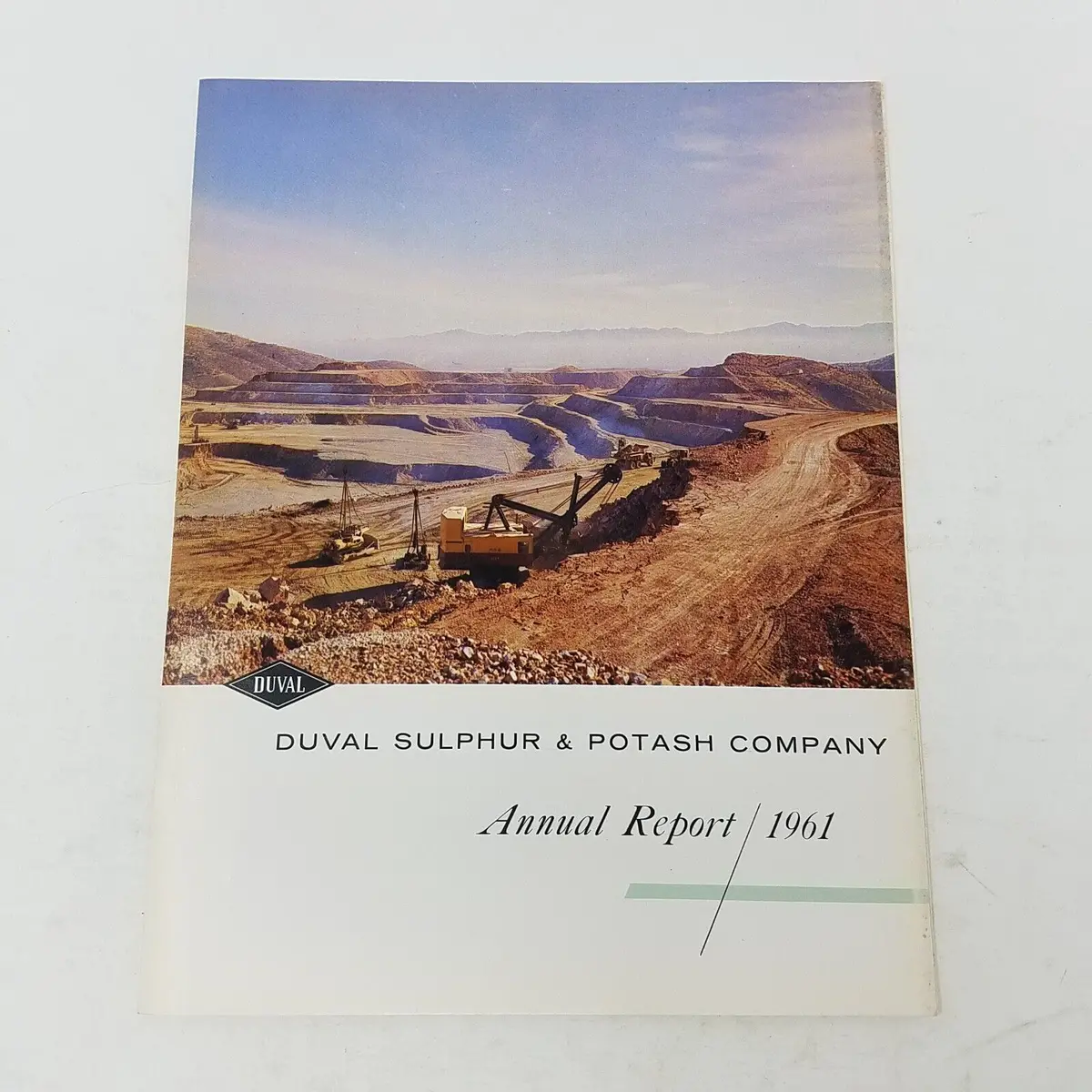 1961 Duval Sulphur & Potash Co Annual Report Shareholders Year End Financials 1