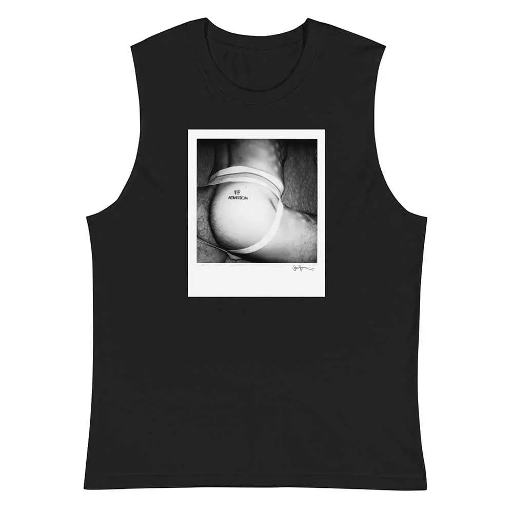 Vip Admission Sleeveless T-Shirt 1