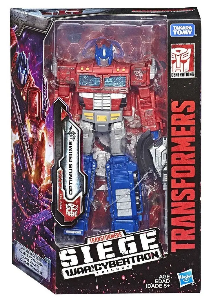 Transformers - War For Cybertron: Siege - Voyager Class Optimus Prime Wfc-S11 Action Figure (E3541) Low Stock 1