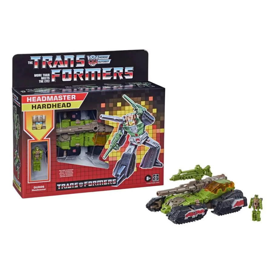 Transformers - Vintage Reissue - Deluxe-Class Headmaster Hardhead & Duros (F1023) Action Figures Low Stock 1