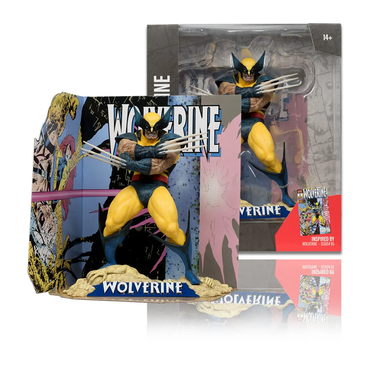 Mcfarlane - Marvel Collection - Wolverine #85 - Wolverine 1:10Th Scale Posed Figure W/Scene (14828) Low Stock 1