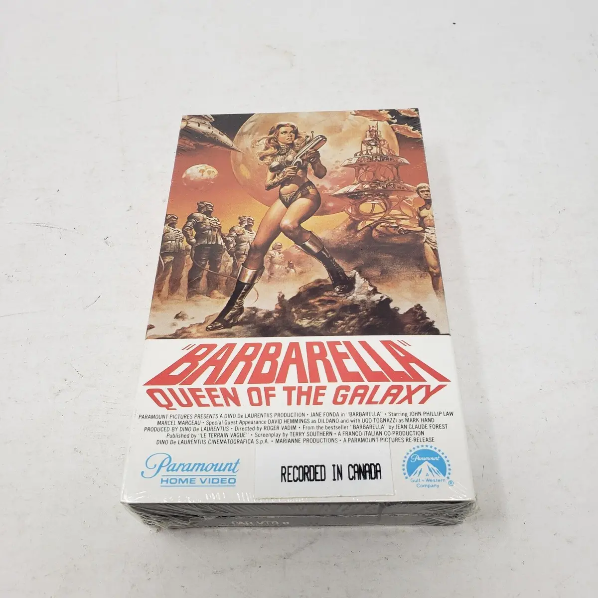 Barbarella Betamax Beta First Print No Barcode Tape Movie Not Vhs 1979 Canada 1