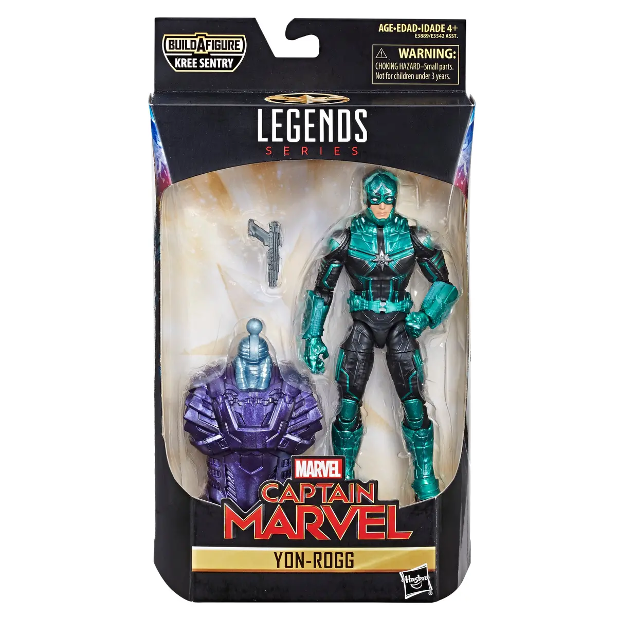 Hasbro - Marvel Legends - Captain Marvel - Kree Sentry Baf - Yon-Rogg Figure (E3889) 1