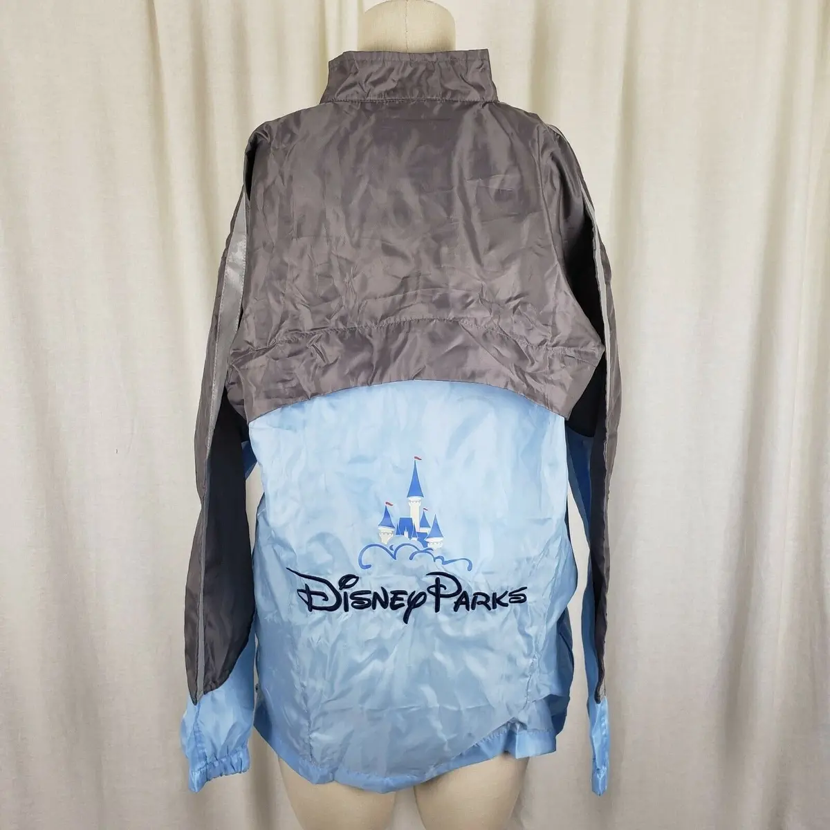Disney Parks Packable Stowable Windbreaker Jacket In Bag Rain Gear Womens Xs S 1