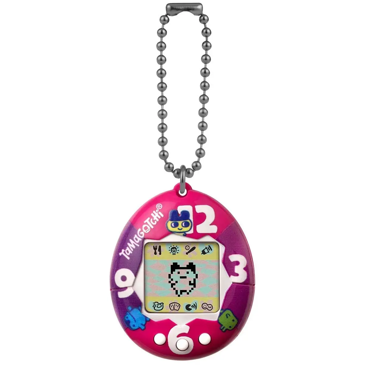 Bandai - The Original Tamagotchi - Gen 1 - Purple Pink Clock Virtual Reality Pet (42889) 1