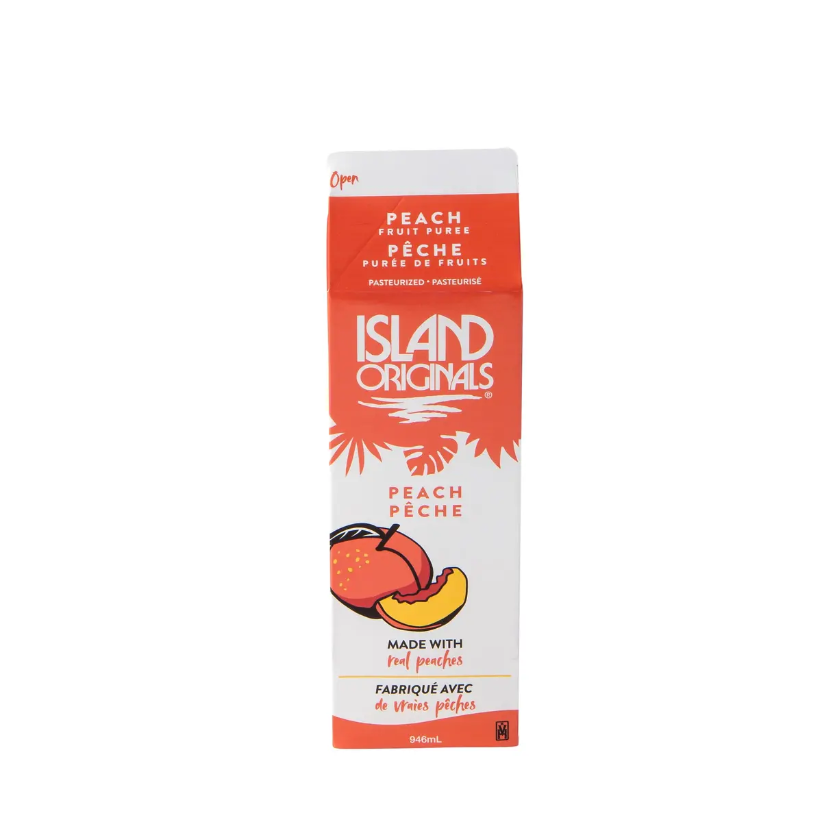 Peach Frozen Beverage Mix - 12 X 1 Qt 1