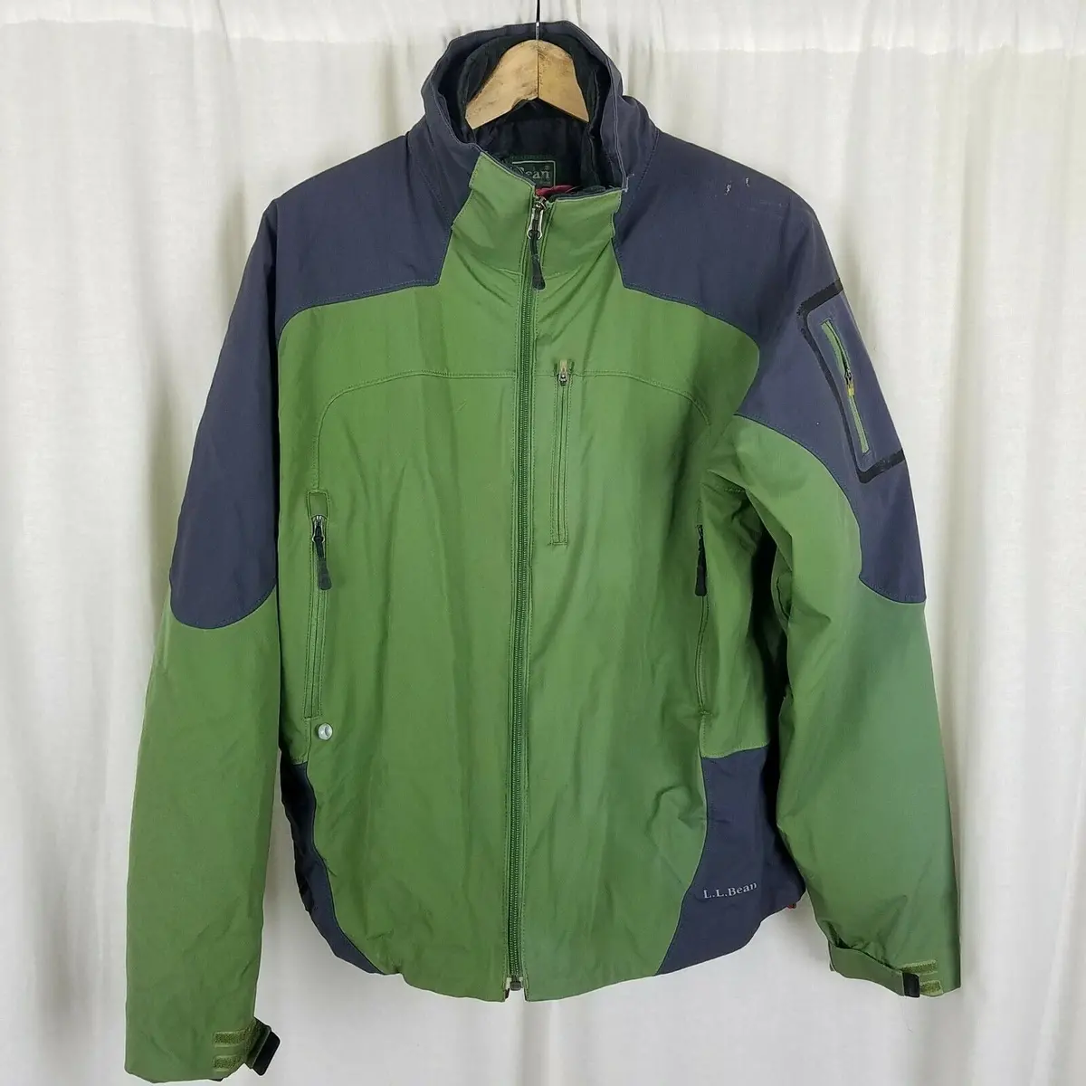 Vintage Ll Bean 3-In-1 Quilted Insert Winter Jacket Parka Windbreaker Mens M Ski 1