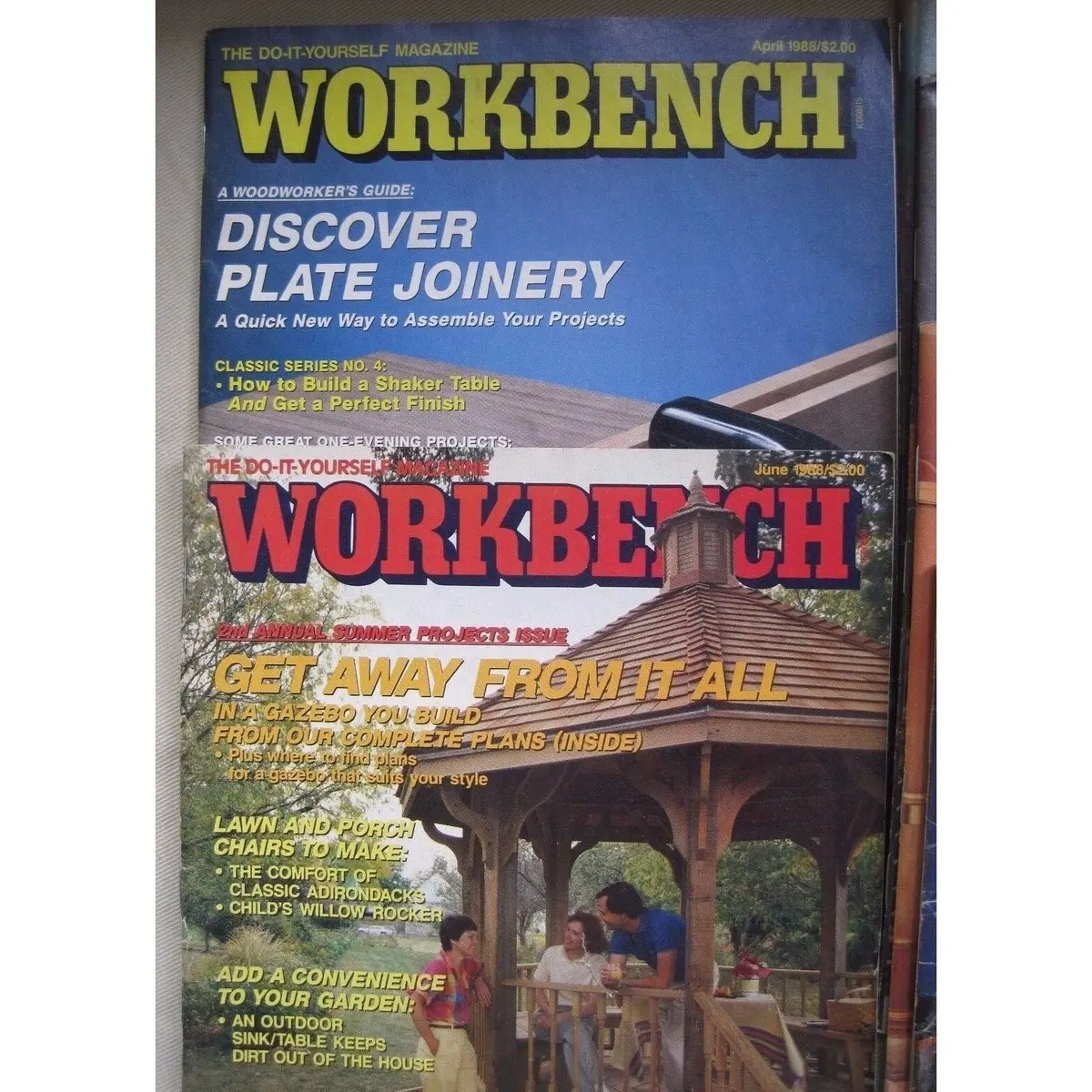 Lot 6 1980S Workbench Magazines Back Issues Woodworking Woodworker Wood Shop Diy 1