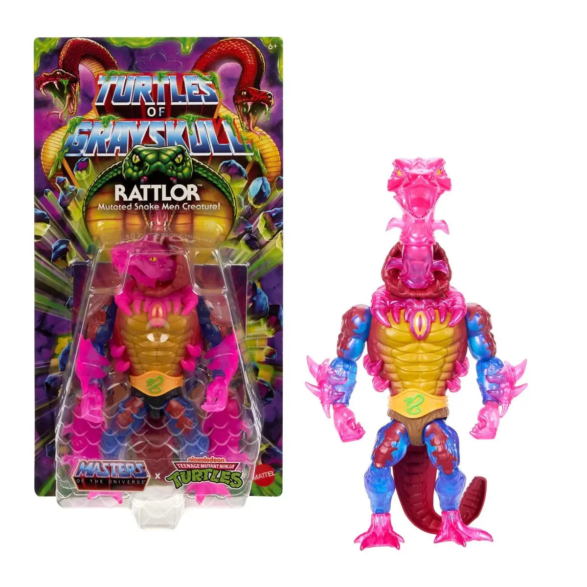 Masters Of The Universe: Turtles Of Grayskull (Wave 5) Rattlor Action Figure (Jbn01) 1