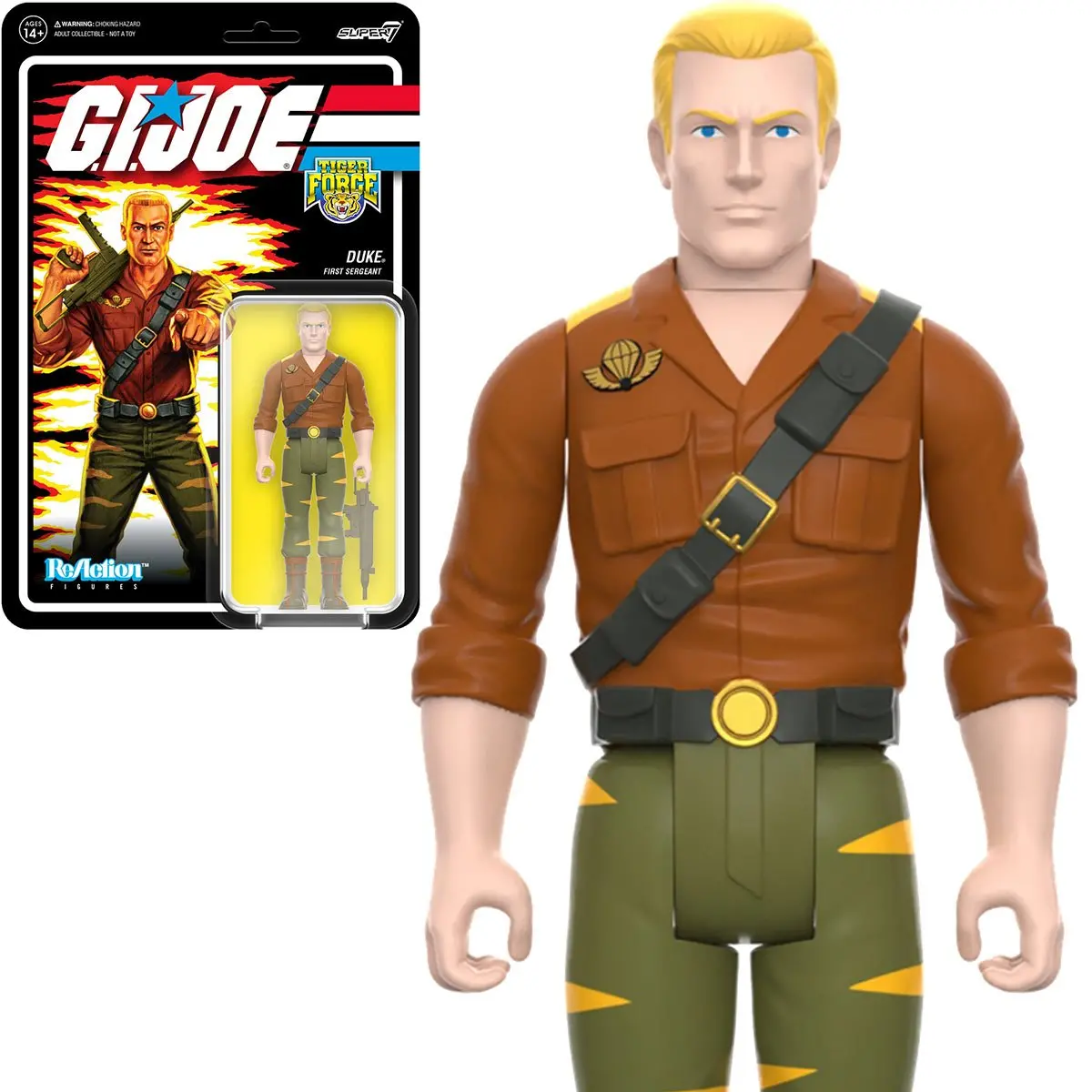 Super7 Reaction Figures - G.I. Joe - Wave 6 - Tiger Force: Duke (First Sergeant) Action Figure 82797 1