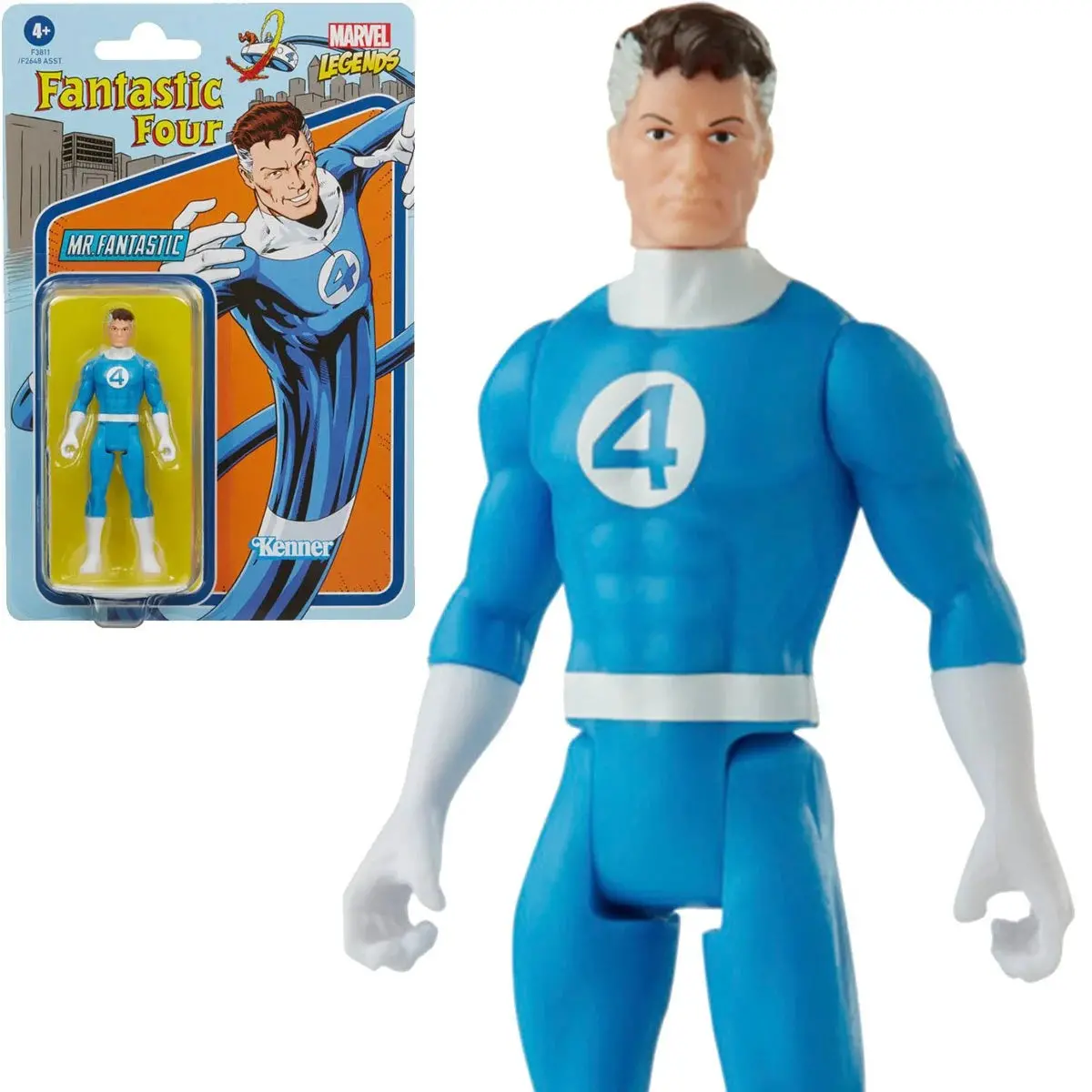 Marvel Legends Kenner Retro Collection Mr. Fantastic 3.75 Action Figure (F3811) Low Stock 1