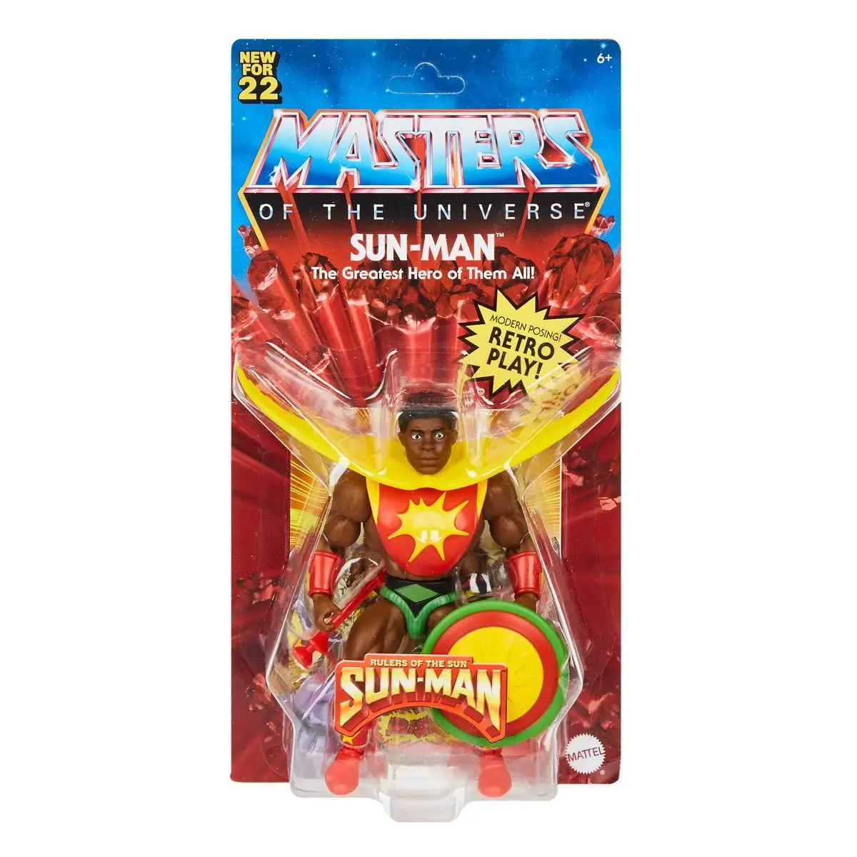 Motu Masters Of The Universe: Origins - Sun-Man Action Figure (Hdr90) 1
