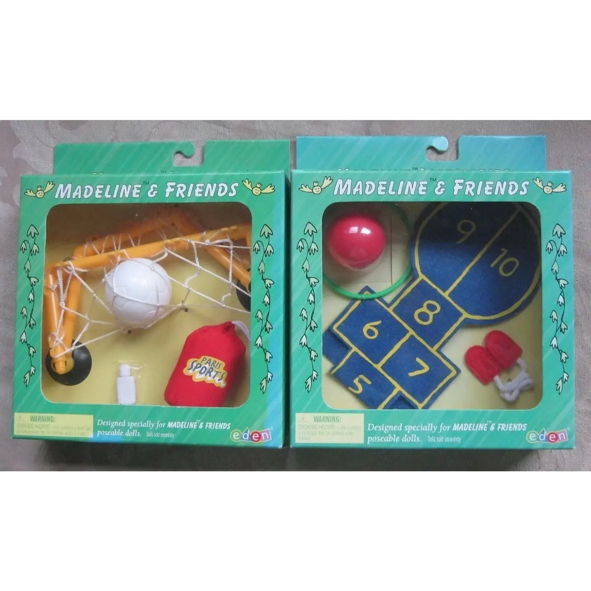 Madeline & Friends Accessories Soccer Hopscotch Playground Sets Games Eden Lot 2 1
