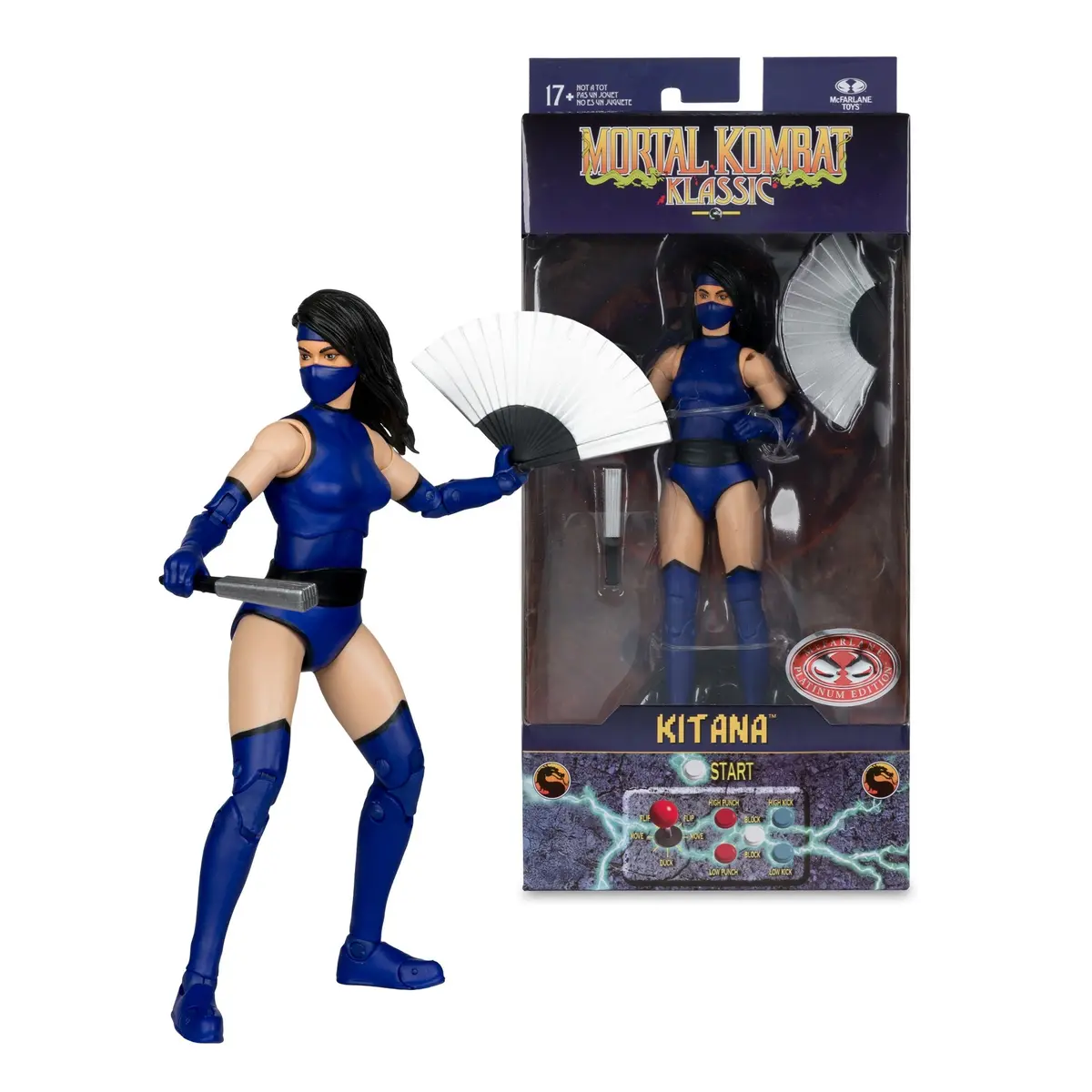 Mcfarlane - Mortal Kombat Klassic - Wave 1 - Kitana - Red Platinum Edition Action Figure (11806) Low Stock 1